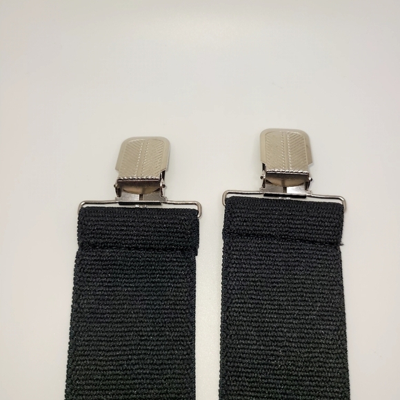 NWOT Thick Band Black Suspenders - Picture 5 of 7